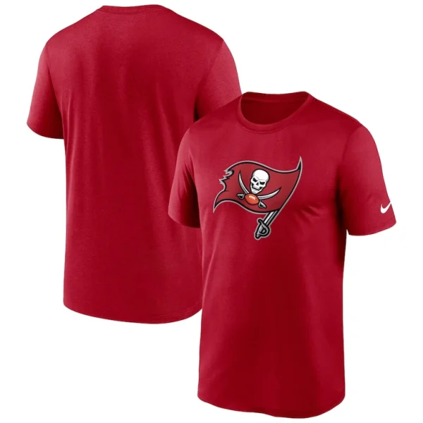 Tampa bay buccaneers nike legend logo performance t shirt Red