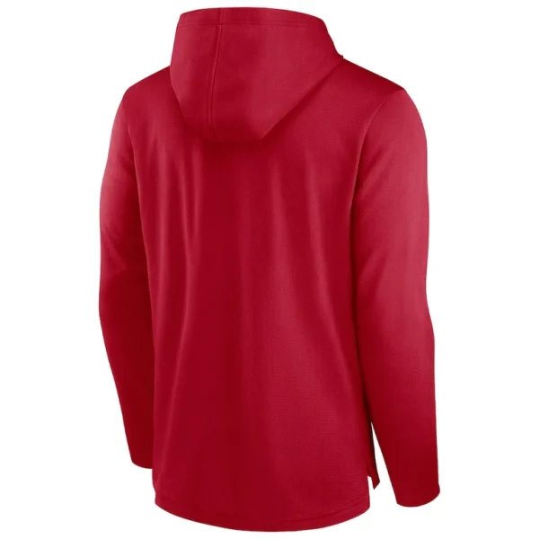 Tampa bay buccaneers nike lightweight performance hooded long sleeve t shirt Red L