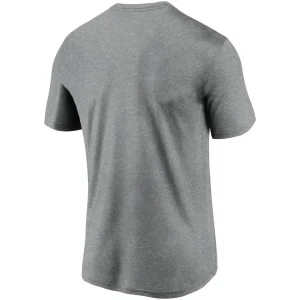 Tampa bay buccaneers nike logo essential legend performance t shirt Heathered pewter L