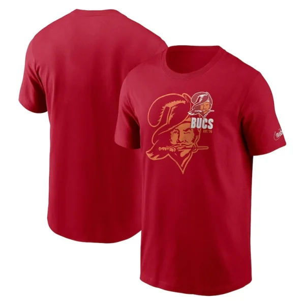 Tampa bay buccaneers nike logo essential t shirt Red