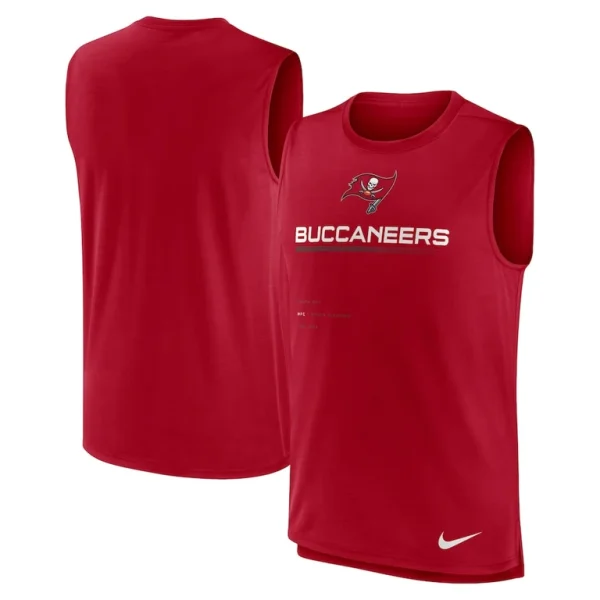 Tampa bay buccaneers nike muscle trainer tank top Red