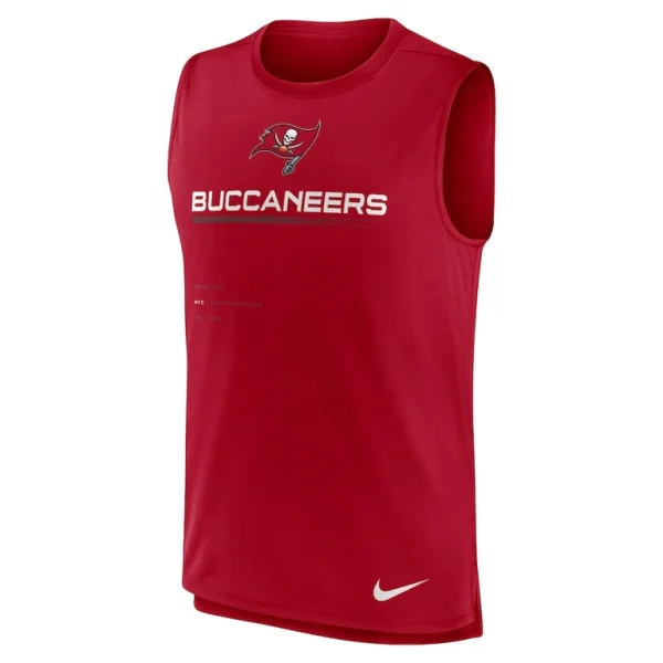 Tampa bay buccaneers nike muscle trainer tank top Red M