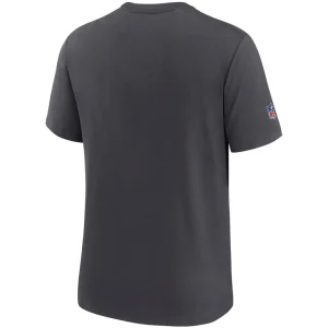 Tampa bay buccaneers nike nfl crucial catch performance t shirt Charcoal L