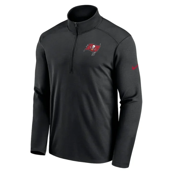 Tampa bay buccaneers nike pacer half zip top Black M