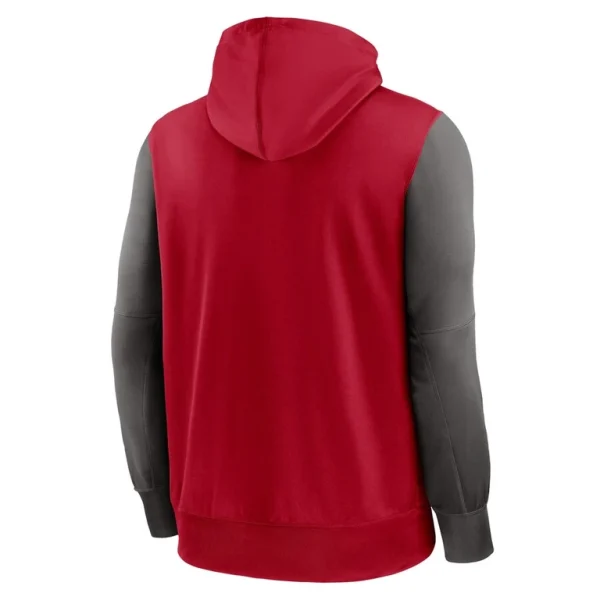 Tampa bay buccaneers nike performance full zip hoodie Red L