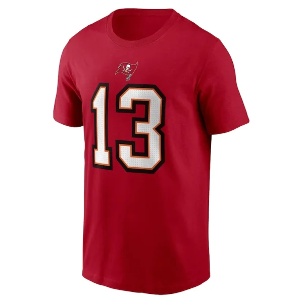 Tampa bay buccaneers nike player name number t shirt Red M