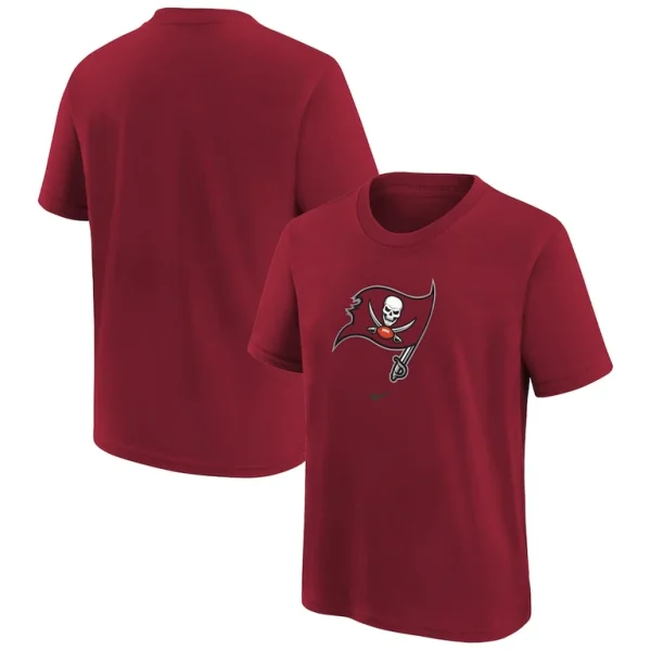 Tampa bay buccaneers nike preschool team wordmark t shirt Red