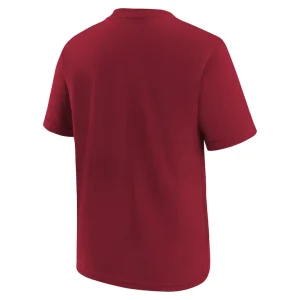 Tampa bay buccaneers nike preschool team wordmark t shirt Red 7