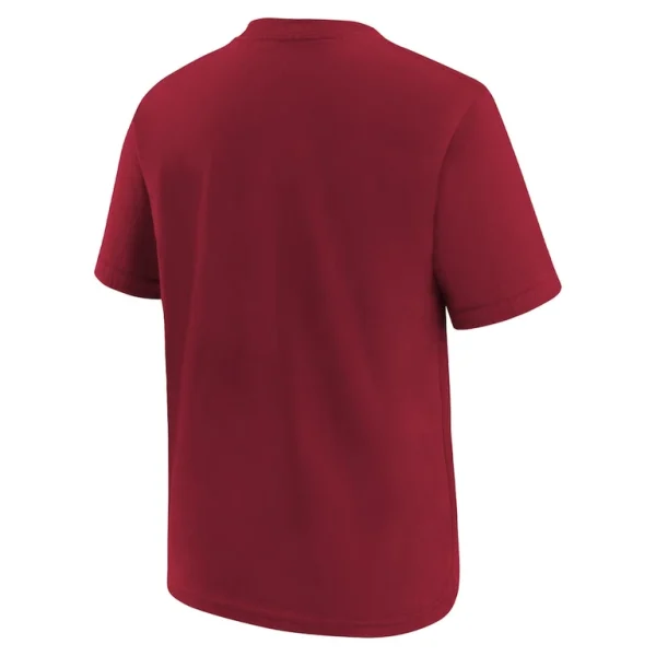 Tampa bay buccaneers nike preschool team wordmark t shirt Red 7
