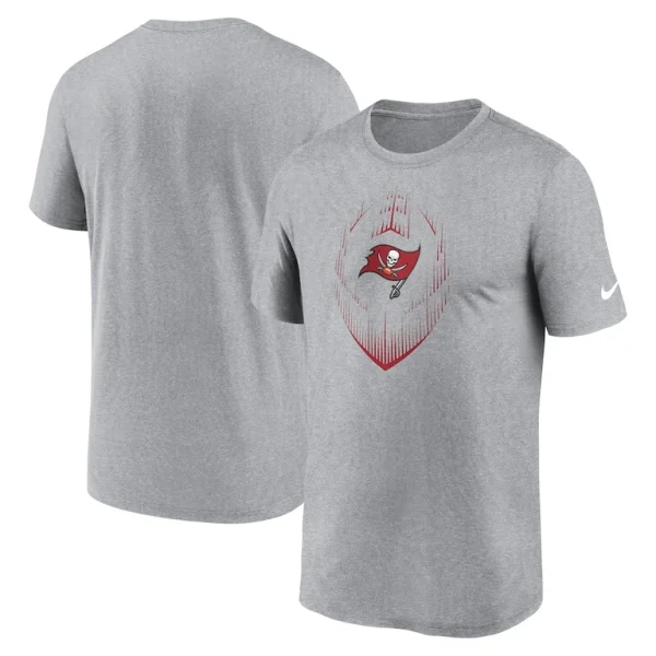 Tampa bay buccaneers nike primetime legend icon performance t shirt Heather gray