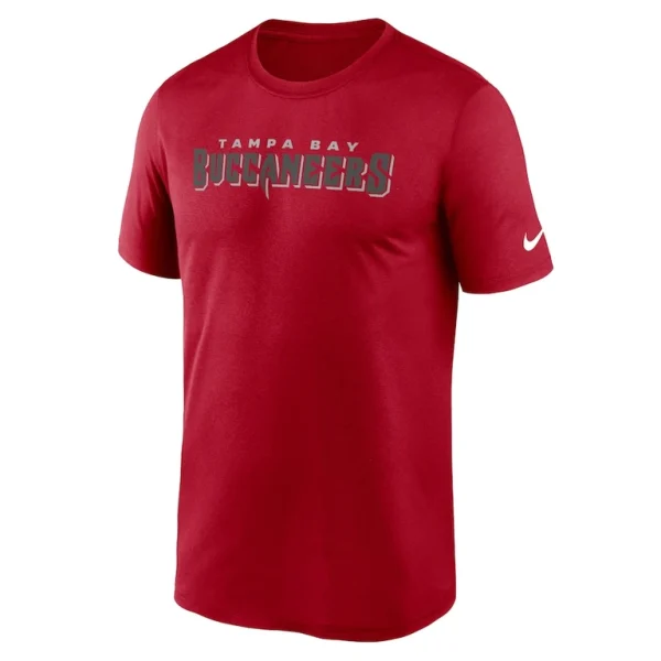 Tampa bay buccaneers nike primetime legend wordmark performance t shirt Red M