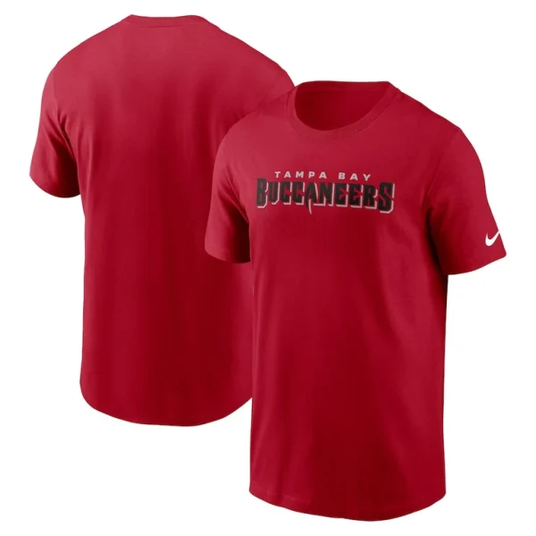 Tampa bay buccaneers nike primetime wordmark essential t shirt Red