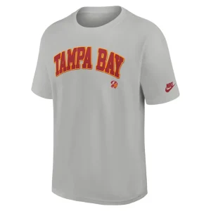 Tampa bay buccaneers nike rewind max90 statement t shirt Silver M