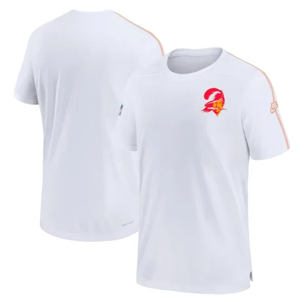 Tampa bay buccaneers nike sideline alternate logo coach performance top White