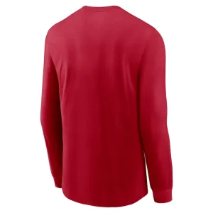 Tampa bay buccaneers nike sideline infograph lock up performance long sleeve t shirt Red M