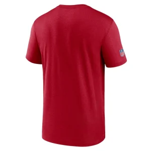 Tampa bay buccaneers nike sideline infograph performance t shirt Red M