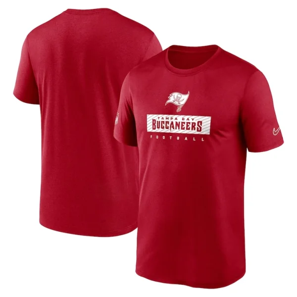 Tampa bay buccaneers nike sideline legend performance t shirt Red