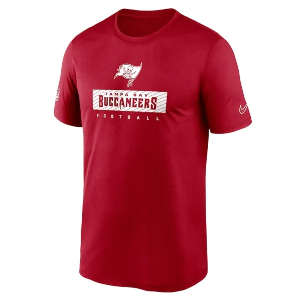 Tampa bay buccaneers nike sideline legend performance t shirt Red M