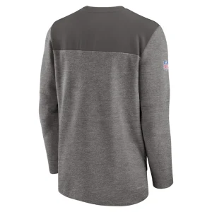 Tampa bay buccaneers nike sideline lockup performance quarter zip top pewter Multi L