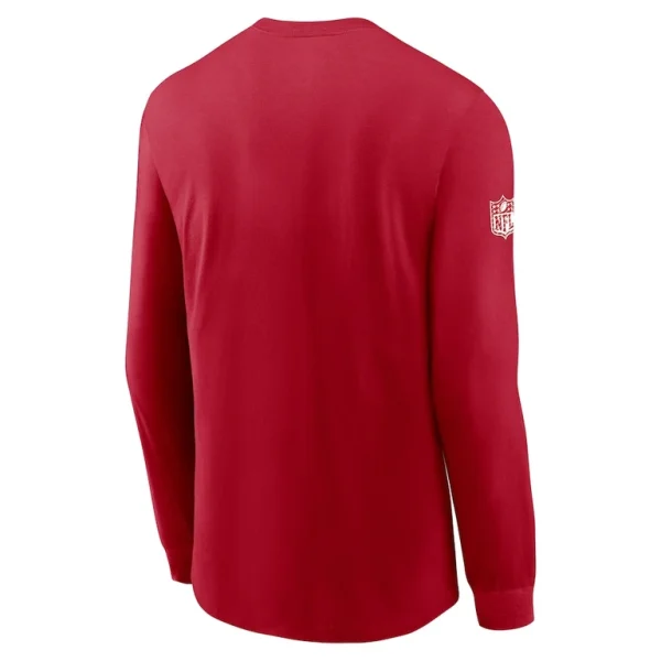Tampa bay buccaneers nike sideline performance long sleeve t shirt Red L