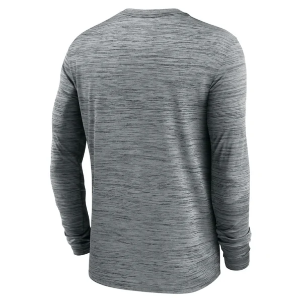 Tampa bay buccaneers nike sideline team velocity performance long sleeve t shirt Heather gray L