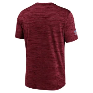 Tampa bay buccaneers nike sideline velocity athletic stack performance t shirt Red L