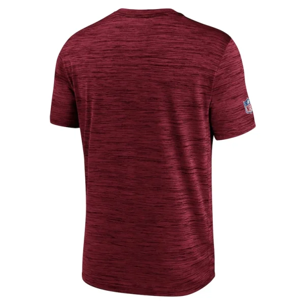 Tampa bay buccaneers nike sideline velocity athletic stack performance t shirt Red L