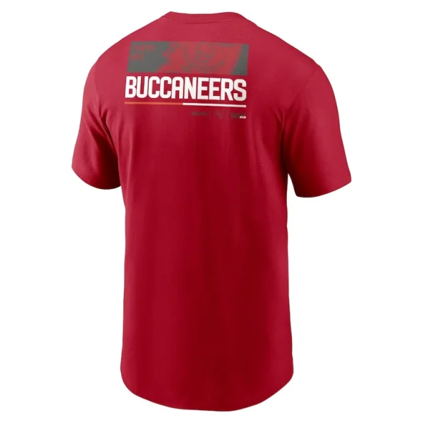 Tampa bay buccaneers nike team incline t shirt Red L