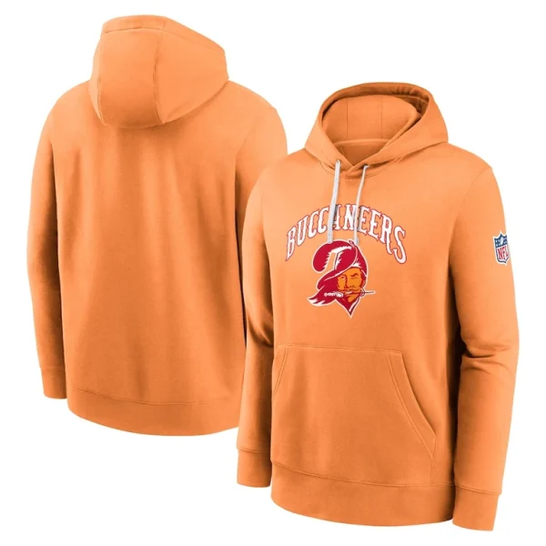 Tampa bay buccaneers nike throwback club pullover hoodie Orange