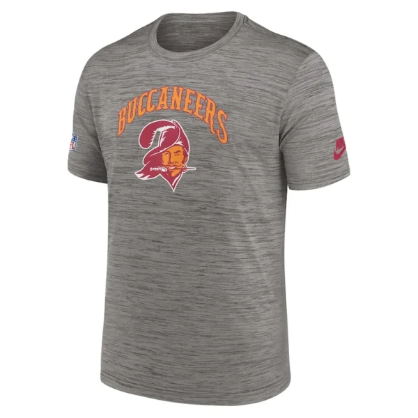 Tampa bay buccaneers nike throwback sideline performance t shirt Heather charcoal M