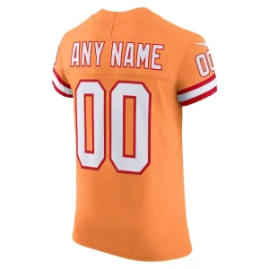 Tampa bay buccaneers nike vapor f.u.s.e. elite custom jersey Orange 48