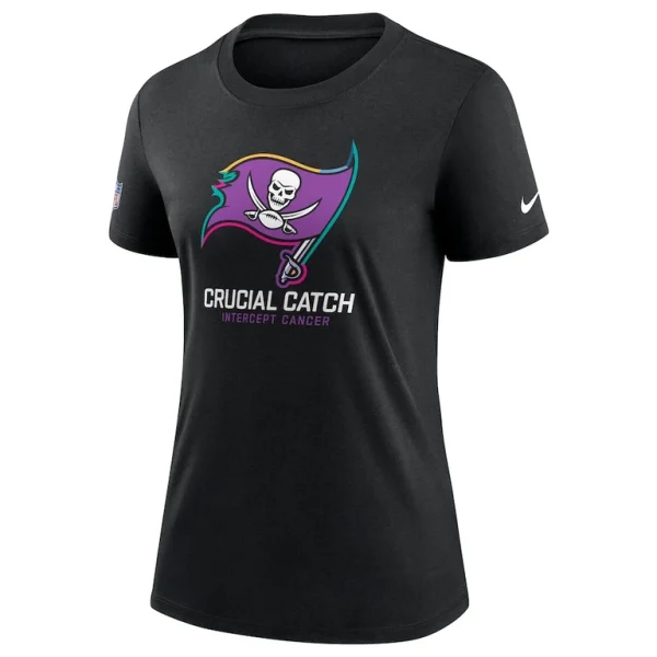 Tampa bay buccaneers nike womens 2024 nfl crucial catch tri blend t shirt Black S