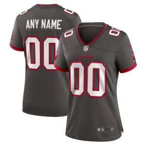 Tampa bay buccaneers nike womens alternate custom game jersey pewter Multi