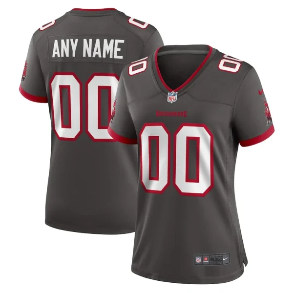 Tampa bay buccaneers nike womens alternate custom game jersey pewter Multi