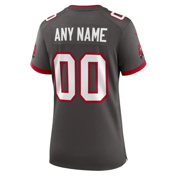 Tampa bay buccaneers nike womens alternate custom game jersey pewter Multi L