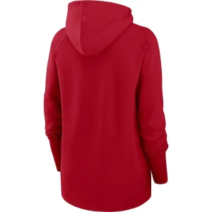 Tampa bay buccaneers nike womens asymmetrical raglan full zip hoodie Red M