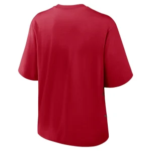 Tampa bay buccaneers nike womens boxy t shirt Red M
