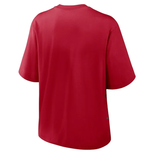 Tampa bay buccaneers nike womens boxy t shirt Red M