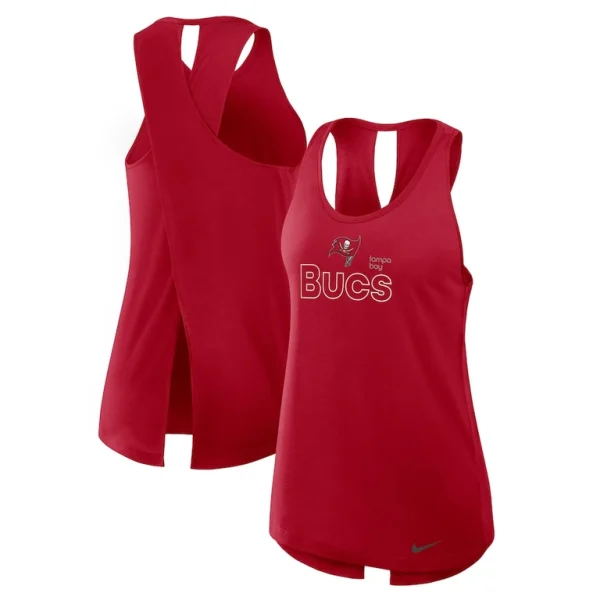 Tampa bay buccaneers nike womens crossback performance tank top Red