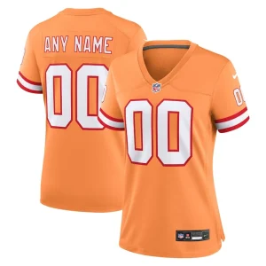 Tampa bay buccaneers nike womens custom throwback game jersey Orange
