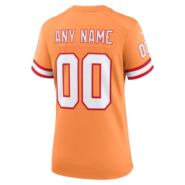 Tampa bay buccaneers nike womens custom throwback game jersey Orange L
