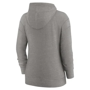 Tampa bay buccaneers nike womens gym vintage full zip hoodie Heather charcoal M