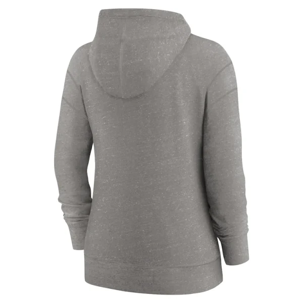 Tampa bay buccaneers nike womens gym vintage full zip hoodie Heather charcoal M