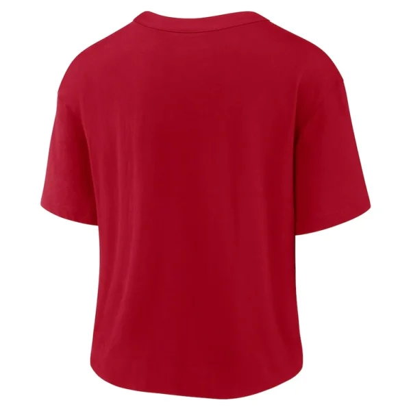 Tampa bay buccaneers nike womens high hip fashion t shirt Redpewter M