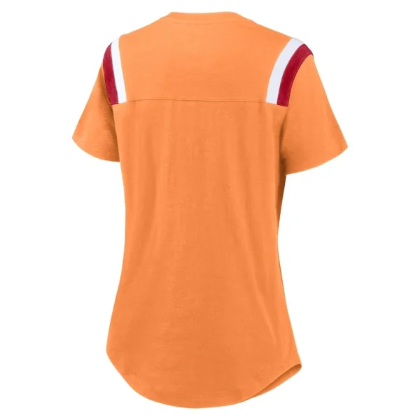 Tampa bay buccaneers nike womens historic slub fashion t shirt Heather orange M