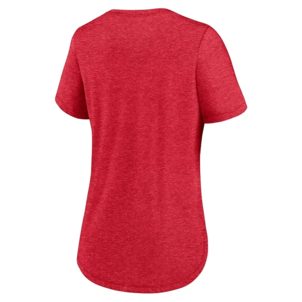 Tampa bay buccaneers nike womens local fashion tri blend t shirt Heather red M