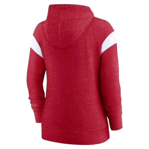Tampa bay buccaneers nike womens monaco lightweight full zip hoodie Redwhite M