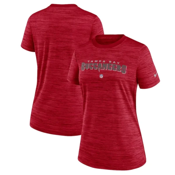 Tampa bay buccaneers nike womens sideline velocity performance t shirt Red