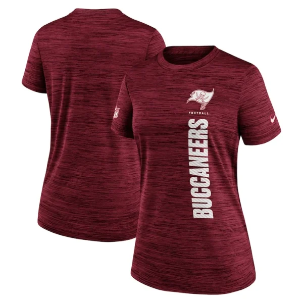 Tampa bay buccaneers nike womens sideline velocity performance t shirt Red