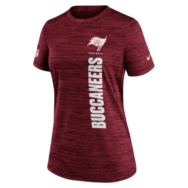 Tampa bay buccaneers nike womens sideline velocity performance t shirt Red S